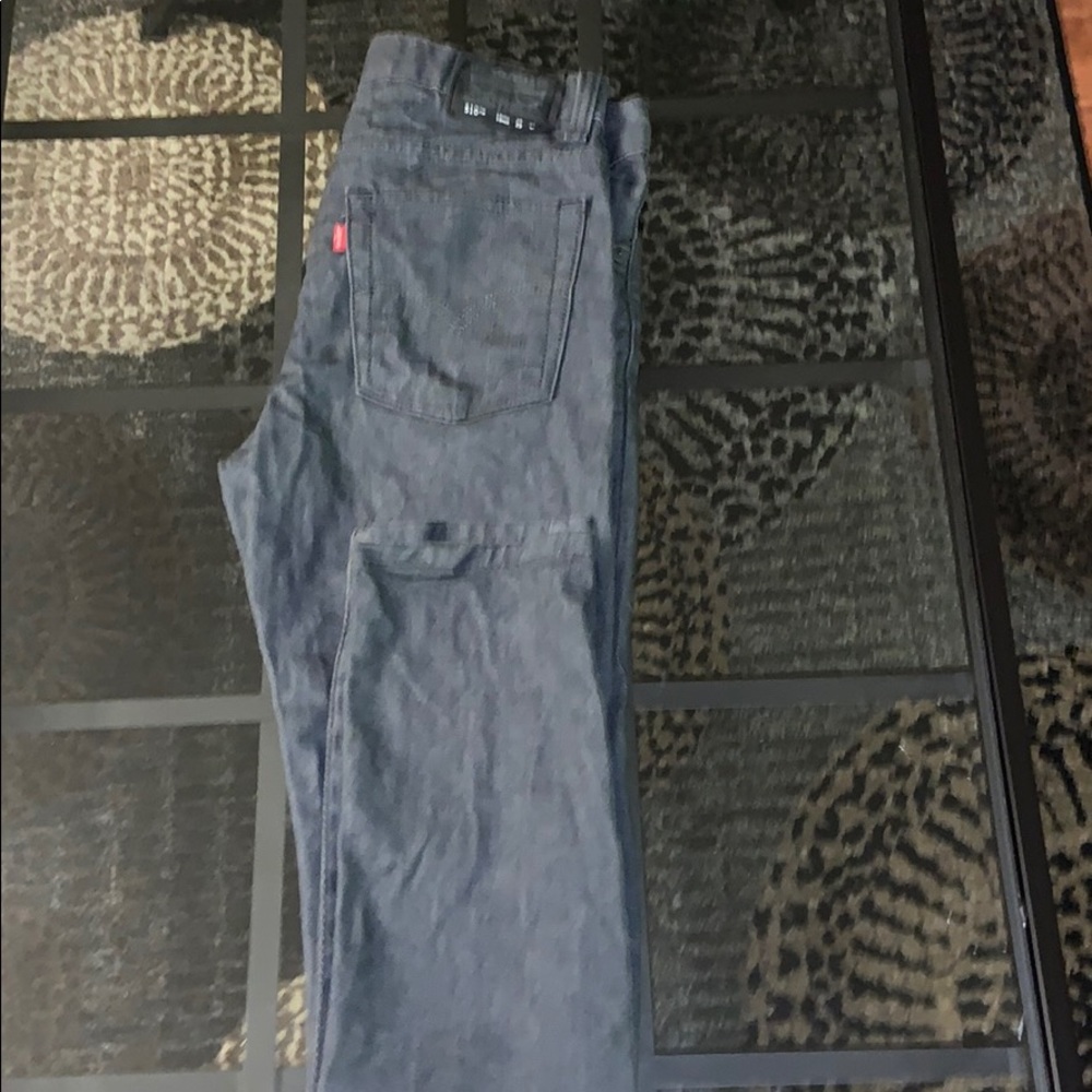 A black levi’s black jean.